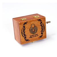 music box square holiday supplies wood unisex