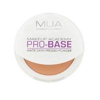 MUA Pro Base Matte Satin Pressed Powder - Honey, Brown