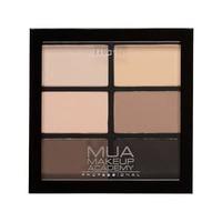 MUA Professional 6 Shade Palette Natural Essentials, Multi