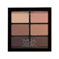 MUA Professional 6 Shade Palette Soft Suedes, Multi