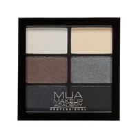 MUA Professional 6 Shade Palette Smokey Shadows, Multi
