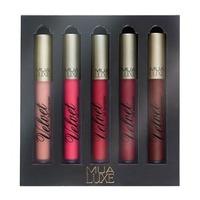 mua luxe matte velvet lip lacquer box set hollywood kiss multi