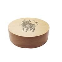 music box circular holiday supplies wood unisex