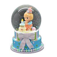 Music Box Sphere Holiday Supplies Resin Unisex