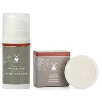 Muhle Sandalwood After Shave Balm 100ml and Shaving Soap Puck 65g