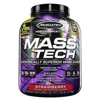 MuscleTech 7 lb Strawberry Mass Tech Protein Supplements