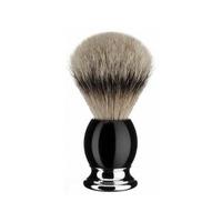 Muhle Sophist Silvertip Badger Hair Shaving Brush With Black Resin And Chrome Handle