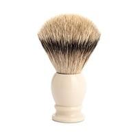 Muhle Silvertip Badger Hair Shaving Brush With Extra Large Imitation Ivory Handle