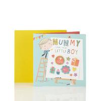 Mummy\'s Little Boy Birthday Card
