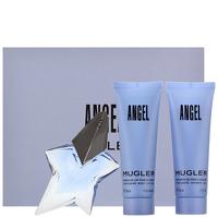 MUGLER Angel Eau de Parfum Refillable Spray 25ml, Perfumed Body Lotion 50ml and Perfumed Shower Gel 50ml