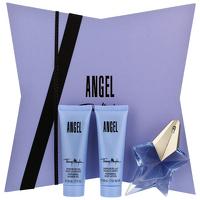 MUGLER Angel Eau de Parfum Refillable Spray 25ml, Body Lotion 50ml and Shower Gel 50ml