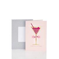 Mum Pink Cocktail Birthday Card