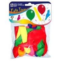 Multi-coloured Latex Party Balloons
