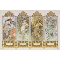 Museum Collection - The Four Seasons, Mucha Jigsaw Puzzle