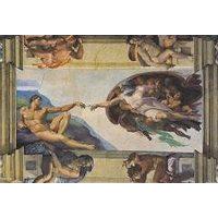 Museum Collection - Michelangelo, The Creation of Man Jigsaw Puzzle
