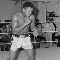 muhammad ali training photographic print