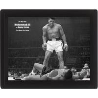 Muhammad Ali Vs Liston Landscape 10 x 8cm Framed 3d Lenticular Poster