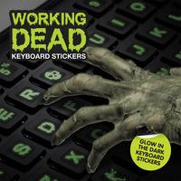 Mustard Working Dead Glow in The Dark Keyboard Stickers