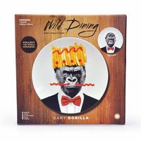 Mustard Wild Dining Gorilla Ceramic Dinner Plate