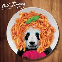 Mustard Wild Dining Panda Ceramic Dinner Plate