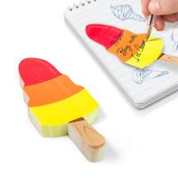 mustard ice cream cool rocket sticky notes