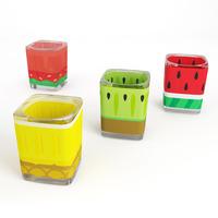 Mustard Froot Shot Glasses