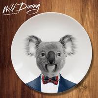 Mustard Wild Dining Koala Ceramic Dinner Plate