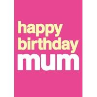Mum | Birthday Card
