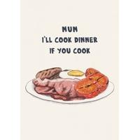 mum ill cook personalised mothers day card scribbler cards