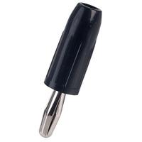 Mueller BU-00246-0 Black Tapered Handle Banana Plug 4mm