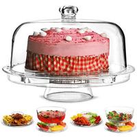 multifunctional 5 in 1 cake stand and dome single