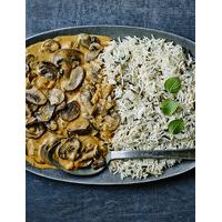 Mushroom Stroganoff with Basmati & Wild Rice