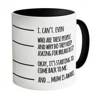 Mum Is Awake Mug