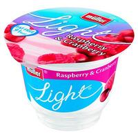 muller light smooth raspberry cranberry yoghurt