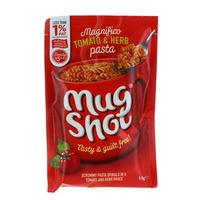 mug shot pasta snack tomato herb