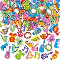 musical foam stickers pack of 100