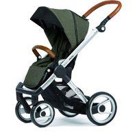 mutsy evo industrial silver pushchair olive new