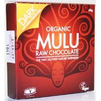 Mulu Dairy Free Dark with Cocoa Nibs Raw Chocolate - 68g