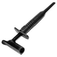 Mueller BU-20431-0 Black Right Angle Insulated Plunger Hook Clip