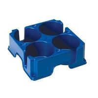 Mug Carrier Microwave Safe Anti-slide Recyclable Blue for 4 Large Mugs