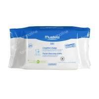 Mustela Baby Moist Facial Cleansing Cloths 25 St