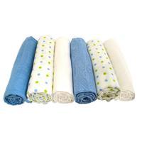 muslinz 6 pack boys combo muslin squares