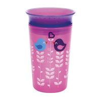 Munchkin Miracle 360 Degree Deco Sippy Cup 9oz 266ml Girl Pink