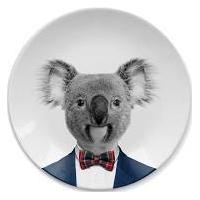 Mustard Wild Dining Koala Ceramic Dinner Plate