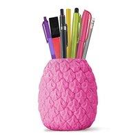Mustard Pen Pencil Holder Pot Desktidy - Pink Seriously Tropical