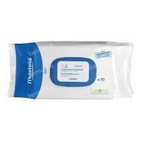 mustela baby dermo soothing wipes 70