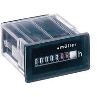 muller bw3018 operating hours counter panel mount 50x25mm 7 digit 