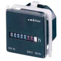 muller bw4018 operating hours counter panel mount 45x45mm 7 digit 