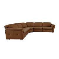 Mustang Leather Recliner Corner Sofa