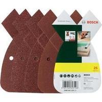 Multi-purpose sandpaper set Hook-and-loop-backed, punched Grit size 80, 120, 180 (L x W) 93 mm x 62 mm Bosch Promoline